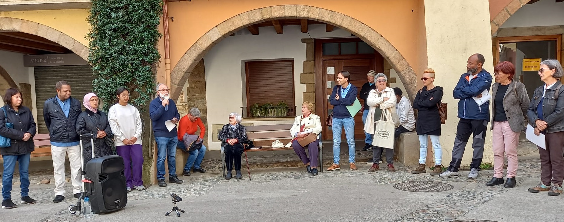 Presentació del vídeo de la (Re)volta d'acollida i acció comunitària per la cohesió social a Arbúcies